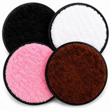 Reusable Makeup Remover Pad Soft Microfiber Face Cleansing Cloth Washable UK