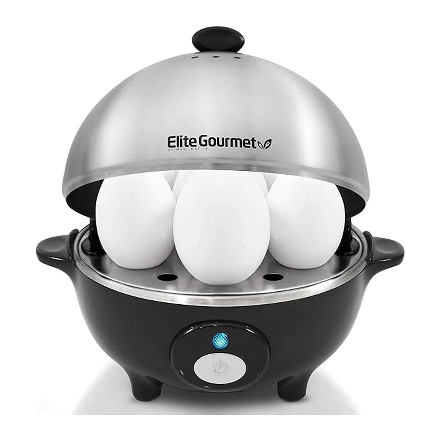 Egg Cooker for 7 Eggs, Easy Peel, Hard/Soft Boiled, Poacher, Omelet Maker