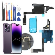 Earpiece Speaker for iPhone 14 Pro Max Ear Replacement Black
