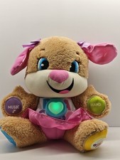 Fisher Price Laugh Learn Smart Stages Sis Musical Plush Toy Speaks Lights Up