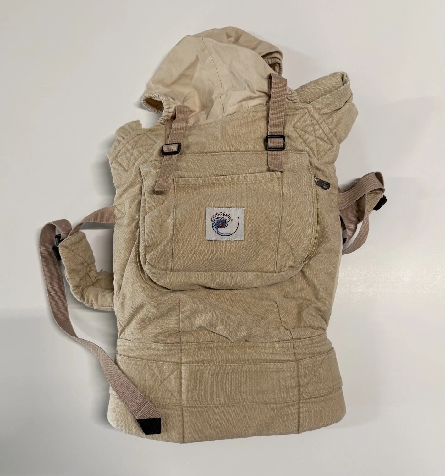 Ergo Baby Baby Carrier Infant Beige Adjustable Padded Pocket
