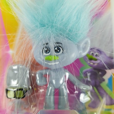 DreamWorks Guy & Tiny Diamond Troll OVP Trolls Band Together Mattel