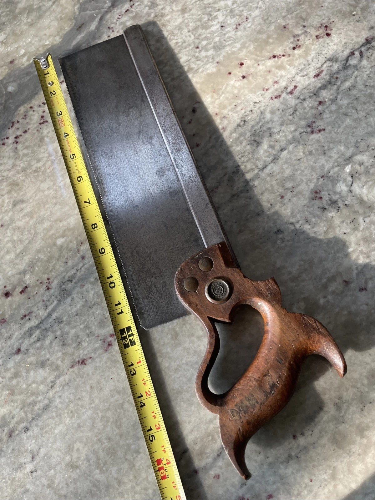Disston Back Saw (No.4) Original Teeth -very Sharp Great User Tool!!!