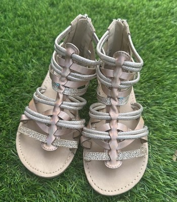 Girls Sandals Size 2 Seychelles Pink Glitter Ankle Strap