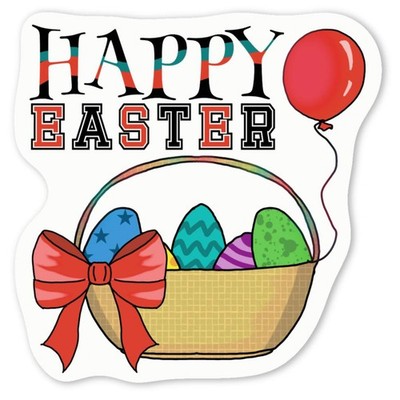 Aufkleber Sticker ''Frohe Ostern'' (DW044751)