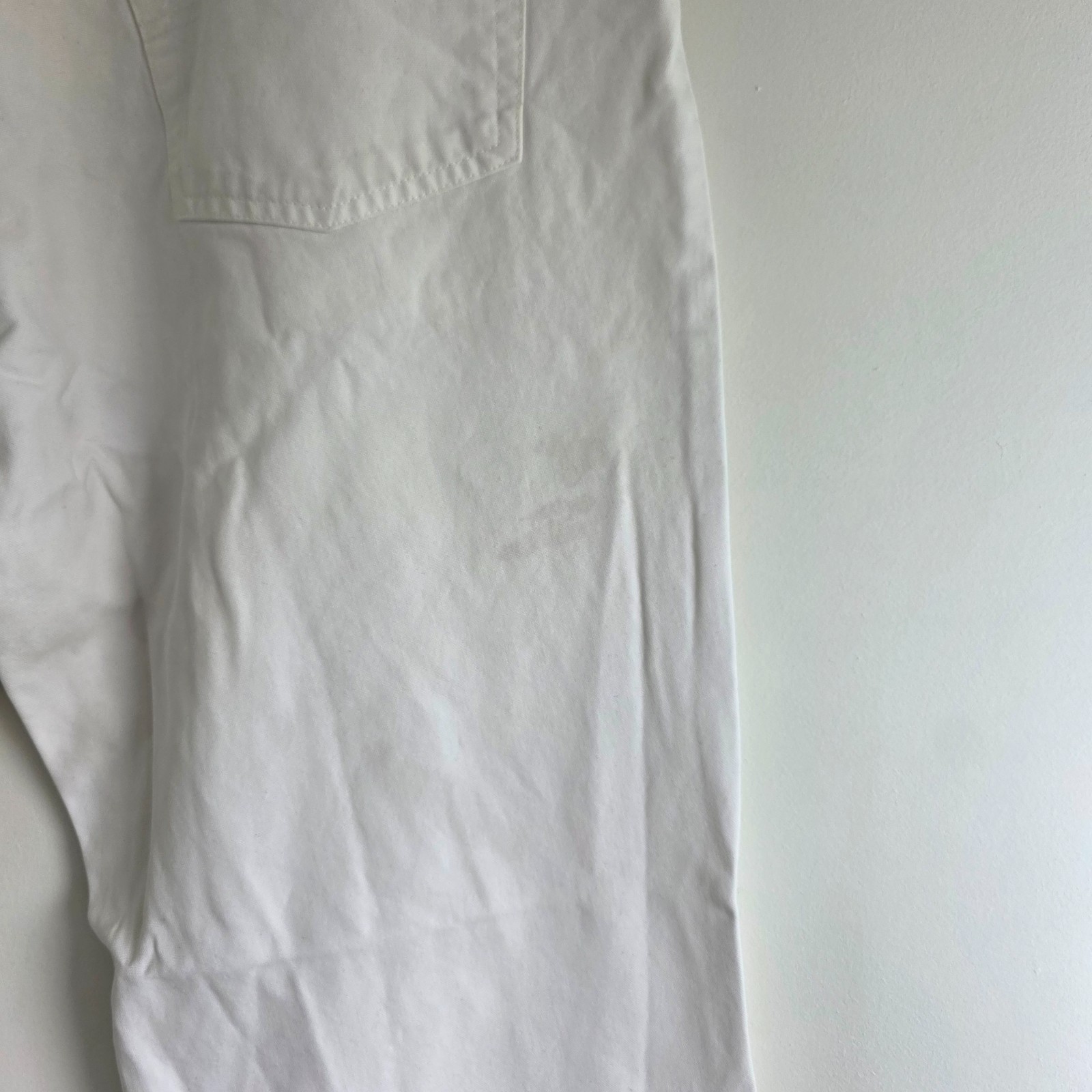 Vintage Polo Ralph Lauren White Chino Pants W35 L31 Straight Leg Trousers image 6