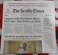 SEATTLE MARINERS 1/28/2026 NEWSPAPER RICK RIZ...