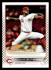 Vladimir Gutierrez 2022 Topps Gold Star SP #631 Cincinnati Reds *031