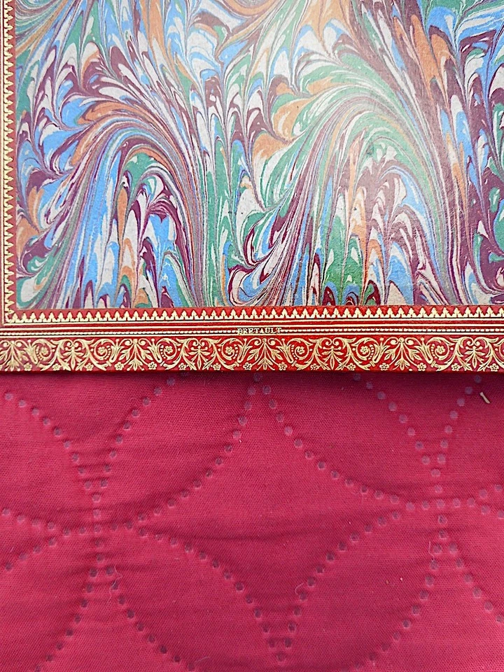 RELIURE MOSAIQUEE BRETAULT AQUARELLE Henry SOMM Sylvie NERVAL 1886 JAPON N° 86 - Photo 4/4