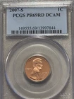 2007-s Lincoln PCGS PROOF Cent PR69RD DCAM  **RED** Gem