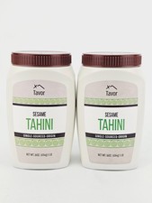 Tavor Natural Tahini Paste 1 lb Toasted Ground Sesame Seeds Non GMO bb2028