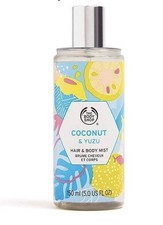 Image of The Body Shop Coconut Yuzu Hair Body Mist 150ml Discontinued