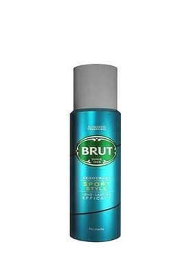 BRUT SPORT STYLE DEODORANT SPRAY LONG-LASTING EFFICACY FOR MEN 4.1 Oz / 200 ml