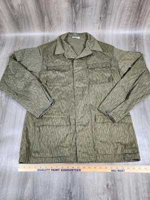 Vtg Czech M60 Combat Field Jacket 1960's Raindrop Camouflage Large