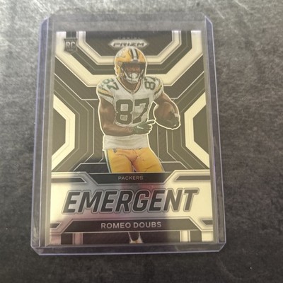 Romeo Doubs Rookie 2022 Panini Prizm Green Bay Packers NFL Card No.E-14