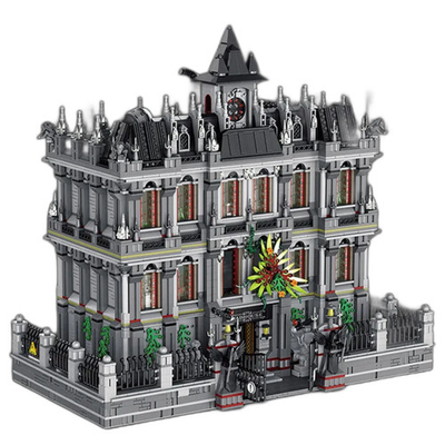 #ad #ad 3 Level Lunatic Asylum Hospital Building Blocks Set 7500 Pieces GJ LA $236.89