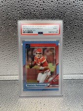 2024 Panini Patrick Mahomes II Clearly Donruss Platinum 1/1 PSA 9