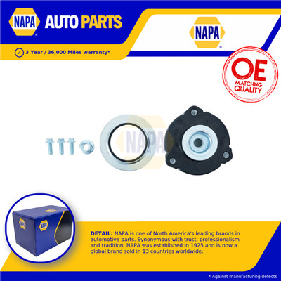 Top Strut Mounting fits SKODA FABIA 542, 545, 6Y Front 99 to 14 NAPA 6Q0412331B