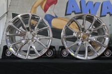 82213445 New Oem 2013-2017 Dodge Viper Forged Srt Front Wheels Pair Wcenter Cap