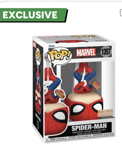Funko Pop Marvel Spider-Man With Hotdog Box Lunch Exclusive #1357 New US Seller