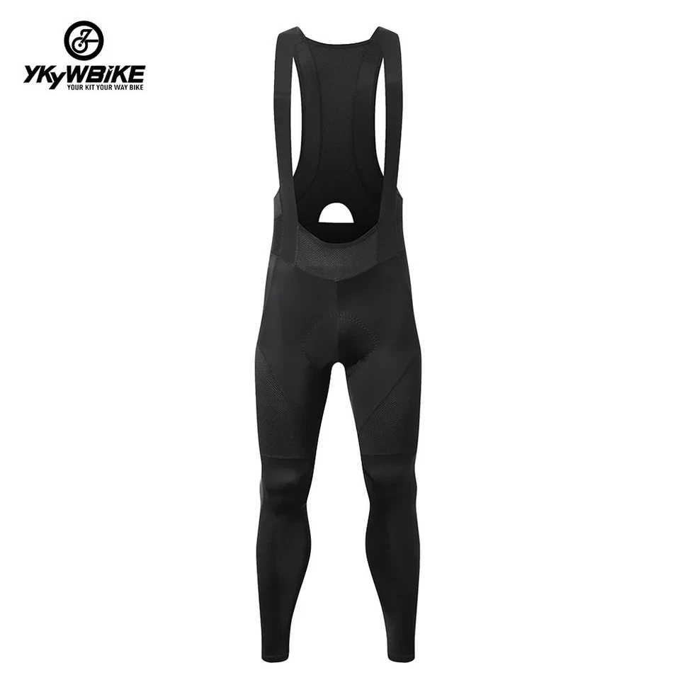 Spring Autumn Men Cycling Bib Long Pants Bicycle Male Tights Bike Pants Pro Team - Image 3 of 4