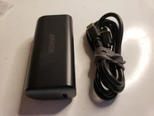 Anker Nano 5000mAh 22.5W Power Bank with Built-in USB-C Connector - Black