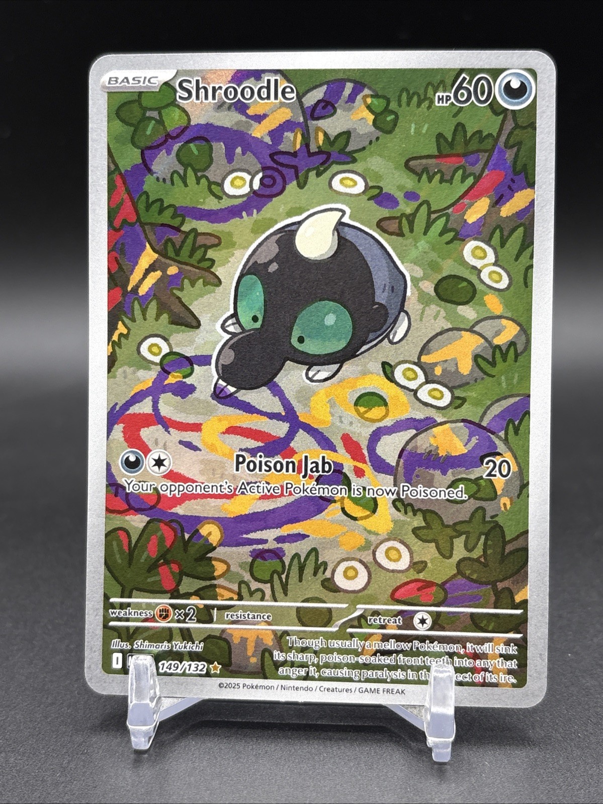 Shroodle 149/132 Me01: Mega Evolution Pokémon TCG Holo Near Mint/Mint (A)