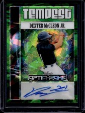 2025 Leaf Optichrome Dexter McCleon Jr. Tempest Auto Crystal Green #/6
