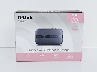 D-Link DWR-932 Mobile Wi-Fi Hotspot 150Mbps ( 4G / LTE SIM microSD ) NEU