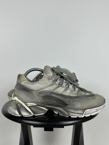 Men's MM6 Maison Margiela Gray Leather Sneakers Size 39 EUR - Picture 6 of 24