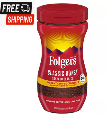 Folgers Classic Roast Instant Coffee Crystals (16 oz.)