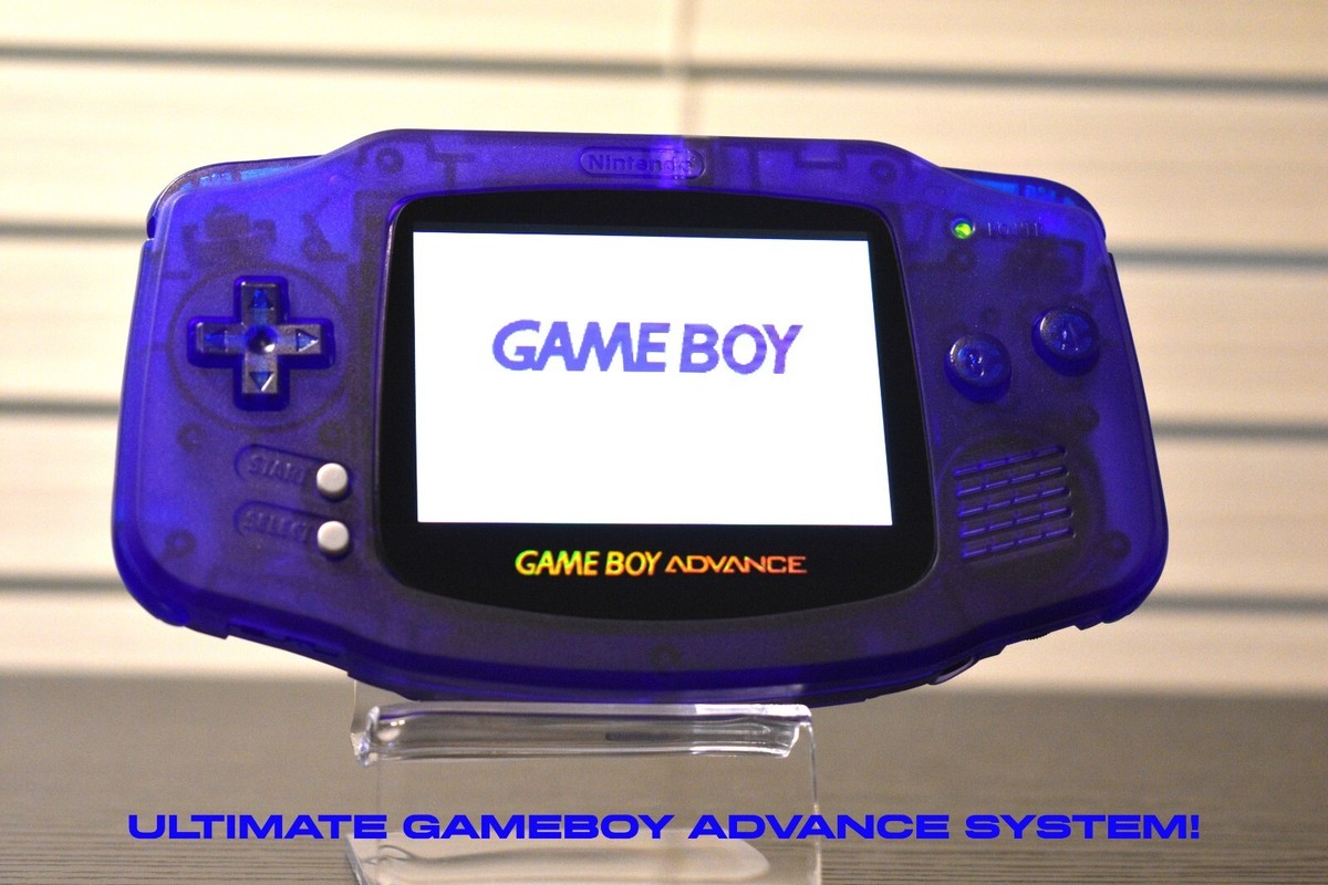 Nintendo Gameboy Advance Game Boy Handheld Console Backlit/Amp/USB
