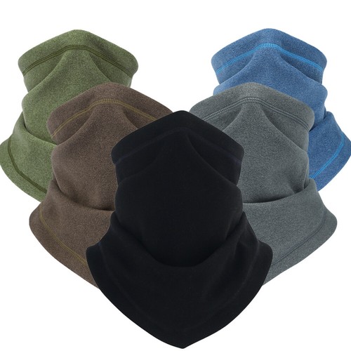 Winter Warm Fleece Neck Gaiter Tube Bandana Ski Face Mask Scarf for Cold Weather - Picture 14 of 59