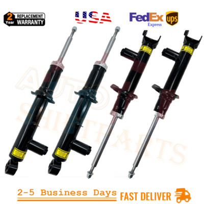 4x Front & Rear Shock Absorbers w/Adaptive Fit Infiniti Q60 Q50 Sport RWD 2016-