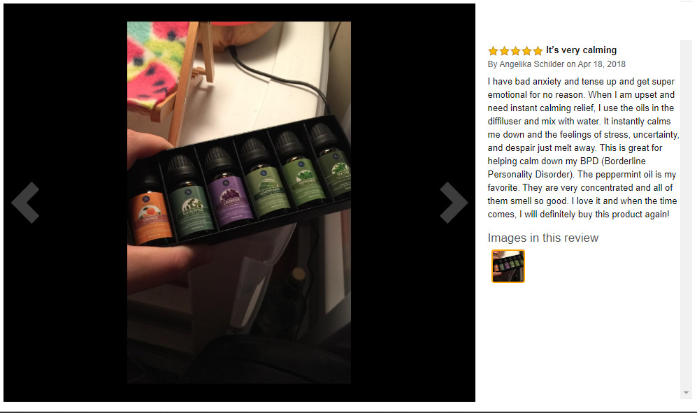 Aceites esenciales Top 6 Set de regalo Pure Para Difusor Humidificador Masaje