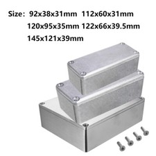 Aluminum Box Metal Electric Case Instrument Enclosure Project Box All Size