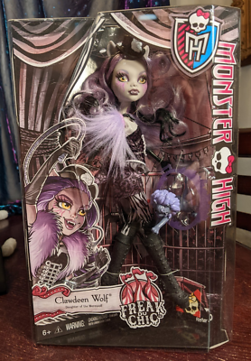 2014 Monster High Freak du Chic Clawdeen Wolf Doll New in Box | eBay