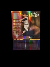 TED WILLIAMS RED SOX 2005 LEATHER & LUMBER GAME USED WORN HITTERS INC # 8/100