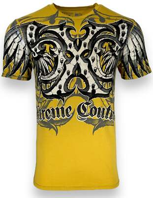 #ad Xtreme Couture by Affliction Men#x27;s T Shirt Emblem Biker $24.95