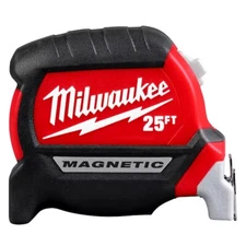 Milwaukee Tools 25’Electricians Tape Measure, 25’ Compact Wide Blade; 48-22-0327