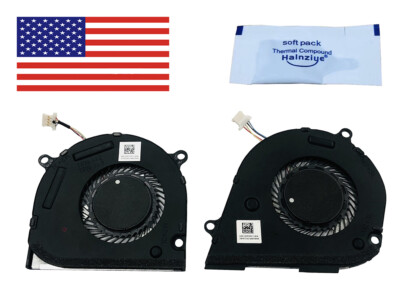 CPU & GPU Fan For HP ENVY X360 15-dr 15m-dr1xxx 15m-ds0xxx L53542-001 L53541-001