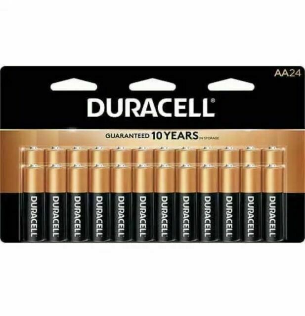 Duracell Coppertop AA Battery with POWER BOOST, 24 Pack Long-Lasting Batteries