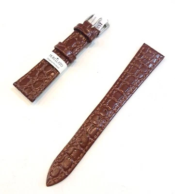 Cinturino Orologio Da Uomo MORELLATO PELLE stampa COCCO piatto Marrone 16 18 20