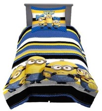 Minions "Rise of Gru" Kids 2pc Reversible Twin/Full Comforter Set-W7666928723