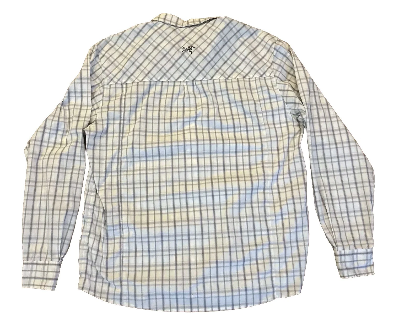 arcteryx beral long sleeve button down plaid shirt