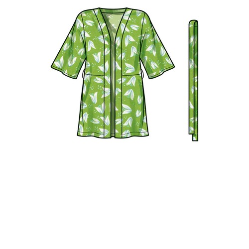 Simplicity Pattern Women Plus Maxi Boho Caftans & Wrap 9603 18W-24W, 26W-32W New - Picture 5 of 7