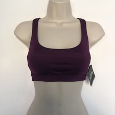 VICTORIAS SECRET Incredible Essential Strappy Back Sports Bra in Purple XS NWT