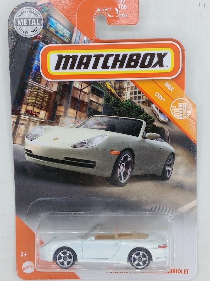 Matchbox Porsche 911 Carrera Cabriolet White