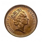 1997 Great Britain 1 Penny Coin Elizabeth II UK Portcullis KM#935a World Coin — photo 2