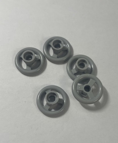 Lego® 5x Lenkrad Vehicle Steering Wheel Light Bluish Gray 30663